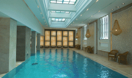 Inner Pool in Spa House Irma Piestany